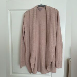 Barefoot Dreams Blush Open Front Cardigan